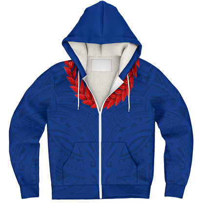 Samoa Sherpa Hoodie Ula Fala Style
