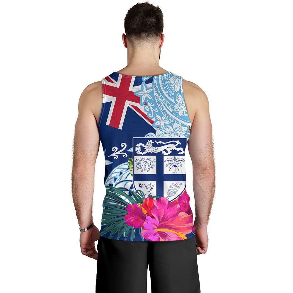Fiji Tank Top Flag Tribal Tropical Style