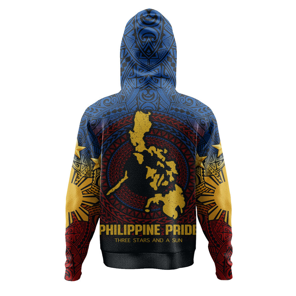 Philippines Filipinos Hoodie Philippine Pride Three Stars and A Sun
