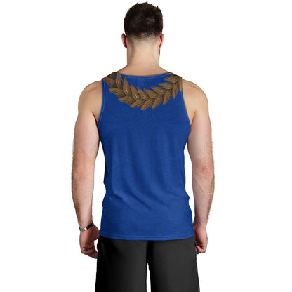 Samoa Tank Top Tattoo Roman Reigns With Ula Fala Style Brown