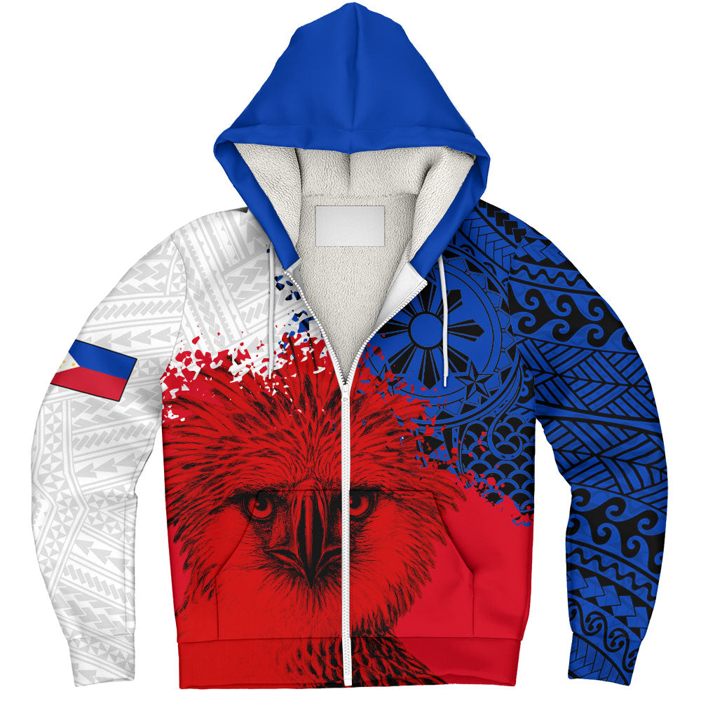 Philippines Filipinos Sherpa Hoodie Tribal Spirit Filipino Pride Design