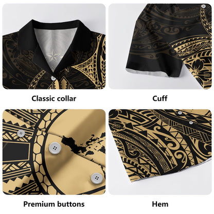 Philippines Filipinos Hawaiian Shirt Filipino Polynesia Star With Tribal Design