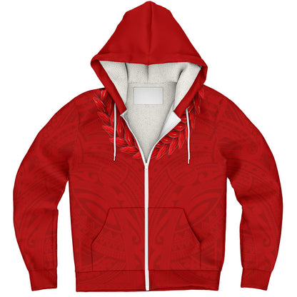 Samoa Sherpa Hoodie Ula Fala Style