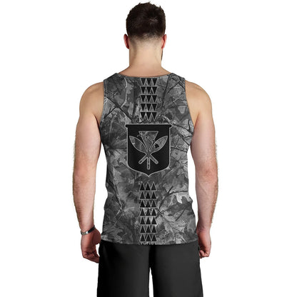 Hawaii Tank Top Woodland Kanaka Camo Style
