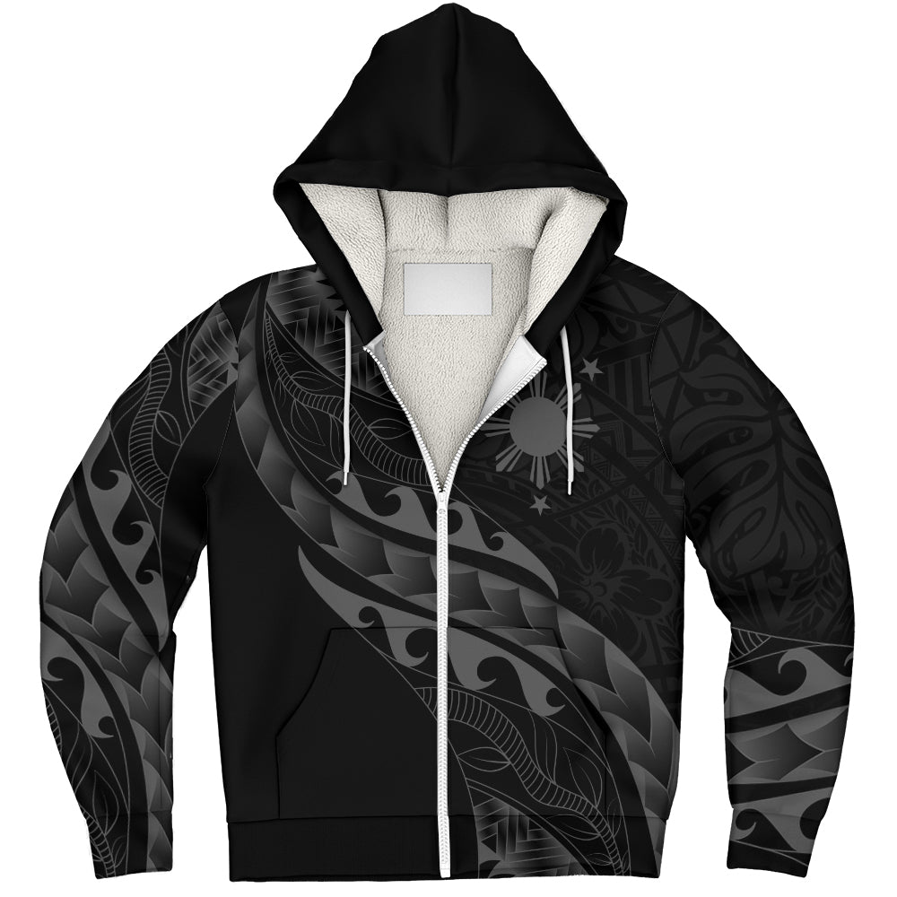 Philippines Filipinos Sherpa Hoodie Custom Island Tribal Tattoos