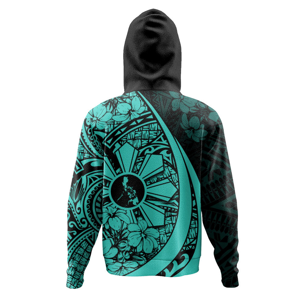 Philippines Filipinos Hoodie National Sampaguita Flower Symbols Style
