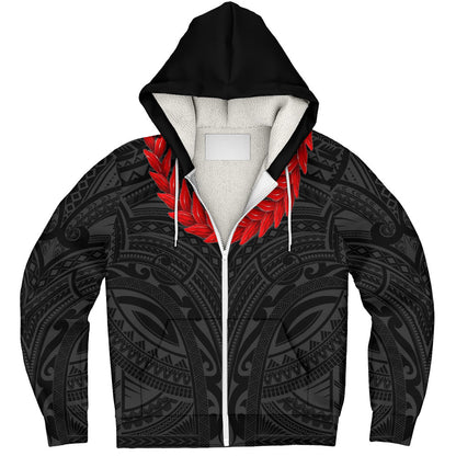 Samoa Sherpa Hoodie Ula Fala Style