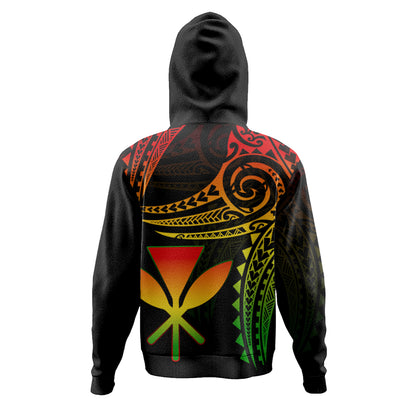 Hawaii Hoodie Polynesian Flame Of Hawaii Style