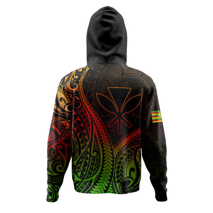 Hawaii Hoodie Polynesian Tribal Tattoo Island Spirit Style