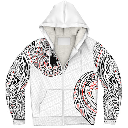 Philippines Filipinos Sherpa Hoodie Original Polynesian And Tribal Tattoo Design