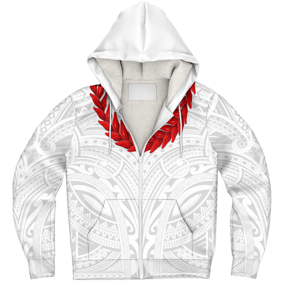 Samoa Sherpa Hoodie Ula Fala Style