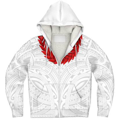 Samoa Sherpa Hoodie Ula Fala Style