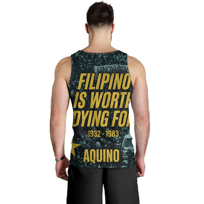 Philippines Filipinos Tank Top Ninoy Aquino Philippine History Tribute Style