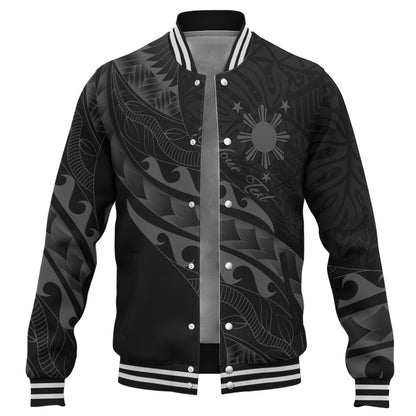 Philippines Filipinos Baseball Jacket Custom Island Tribal Tattoos