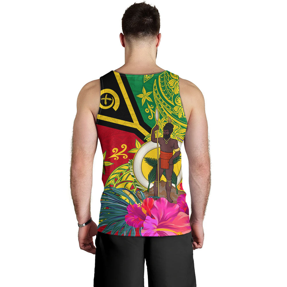 Vanuatu Tank Top Flag Tribal Tropical Style