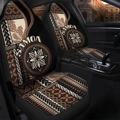Samoa Car Seat Covers Samoan Siapo Motif Classic Style
