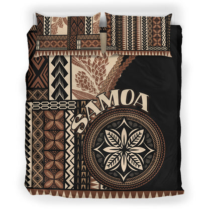 Samoa Bedding Set Samoan Siapo Motif Classic Style