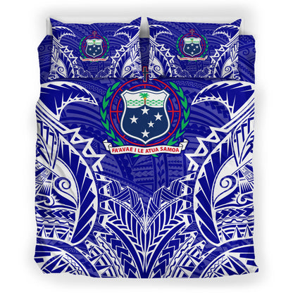 Samoa Duvet Cover Set - Samoa Coat Of Arms Premium