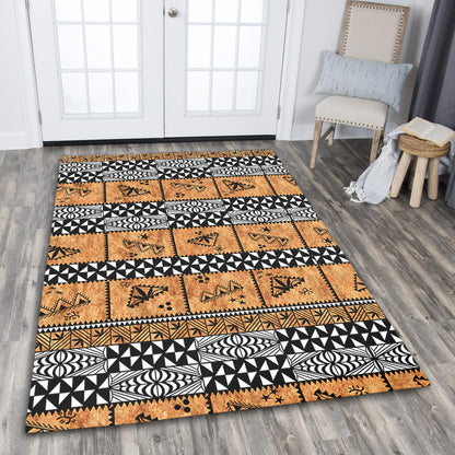 Tonga Area Rug Tapa Pattern