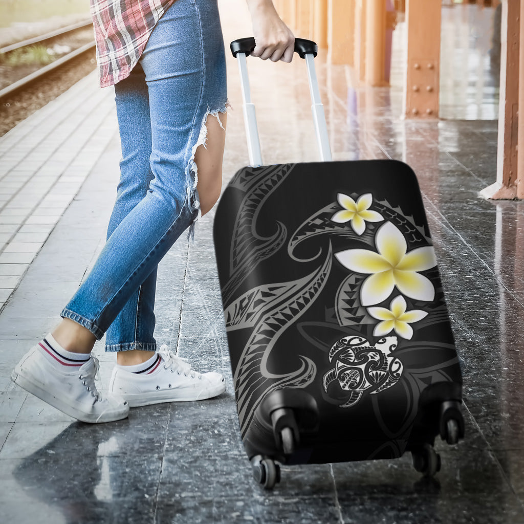 Hawaii Luggage Cover Hawaiian Turtle Honu Plumeria Tribal Tattoo