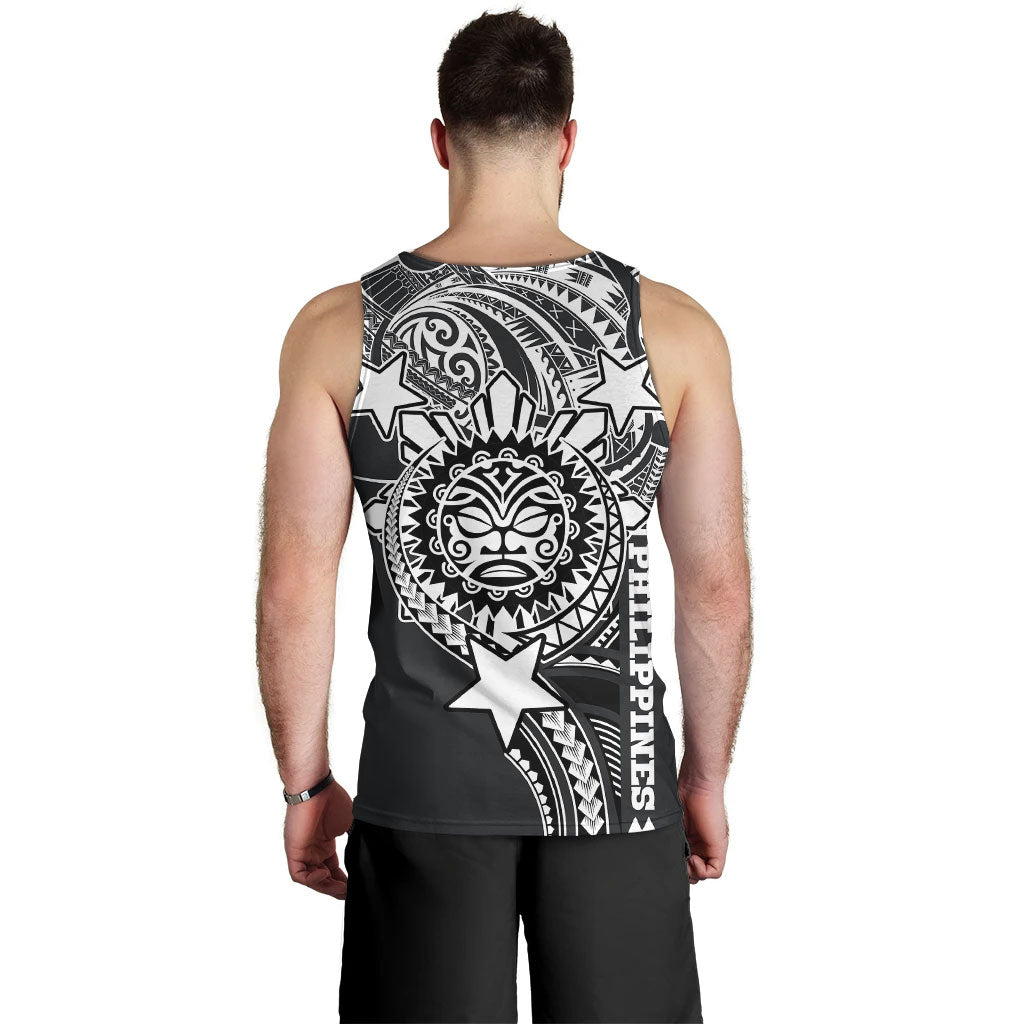 Philippines Custom Men Tank Top - Lapu-Lapu The King Of Cebu Black Style