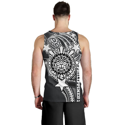Philippines Custom Men Tank Top - Lapu-Lapu The King Of Cebu Black Style