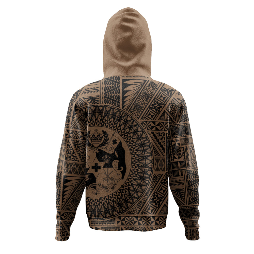 Tonga Hoodie Royal Seal Tribal Pattern