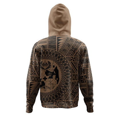 Tonga Hoodie Royal Seal Tribal Pattern
