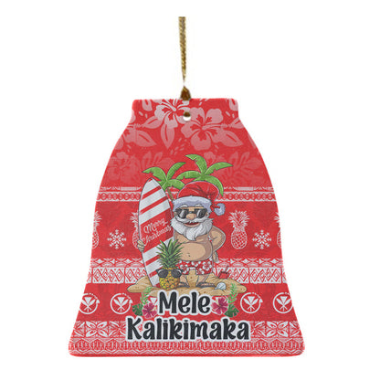 Hawaii Ceramic Ornament  Mele Kalikimaka Merry Christmas Tree Pineapple Tropical
