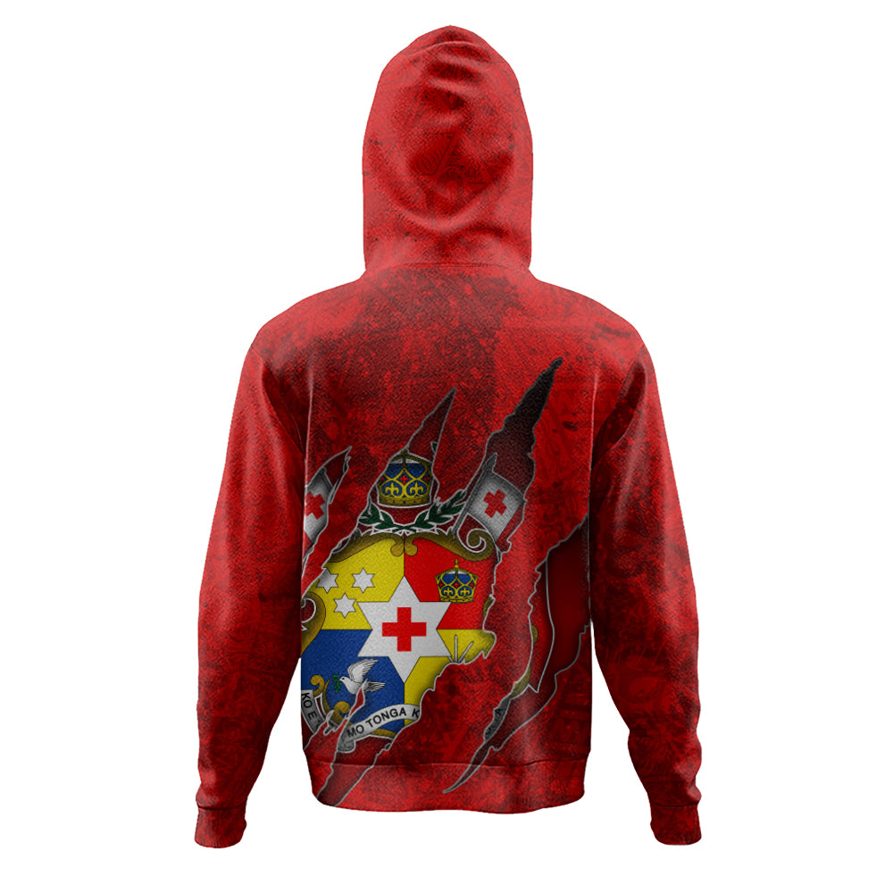 Tonga Hoodie Coat Of Amrs Scratches Cracks Style
