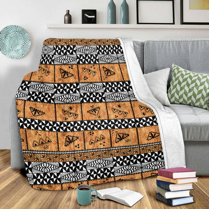 Tonga Premium Blanket Tapa Pattern