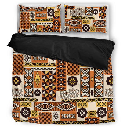 Tonga Bedding Set Ngatu Tapa Pattern