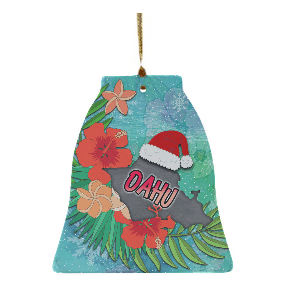 Hawaii Ceramic Ornament Christmas Oahu Island
