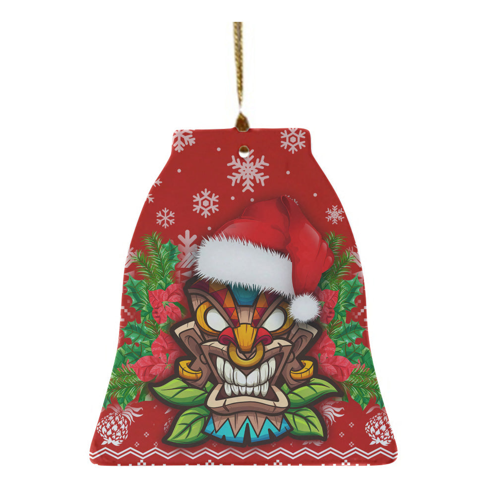 Hawaii Ceramic Ornament Christmas Tiki Mask