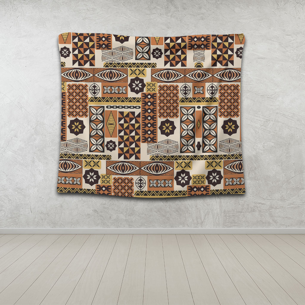 Tonga Tapestry Ngatu Tapa Pattern