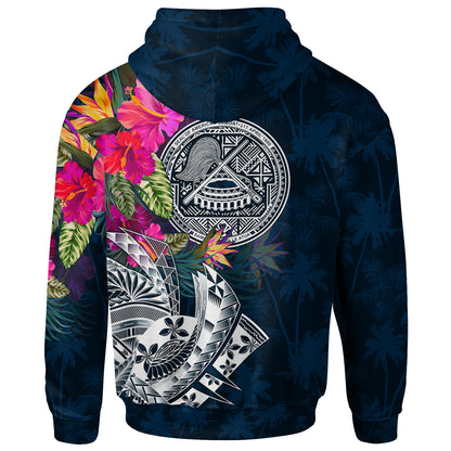 American Samoa Custom Personalised Hoodie - Summer Vibes