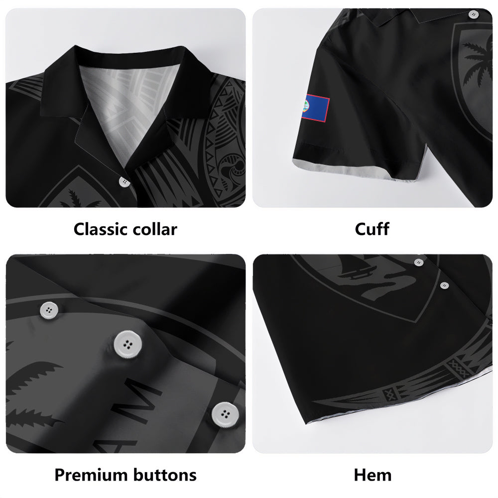 Guam Hawaiian Shirt Polynesia Tribal Spirits Of Guam Seal