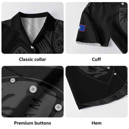 Guam Hawaiian Shirt Polynesia Tribal Spirits Of Guam Seal