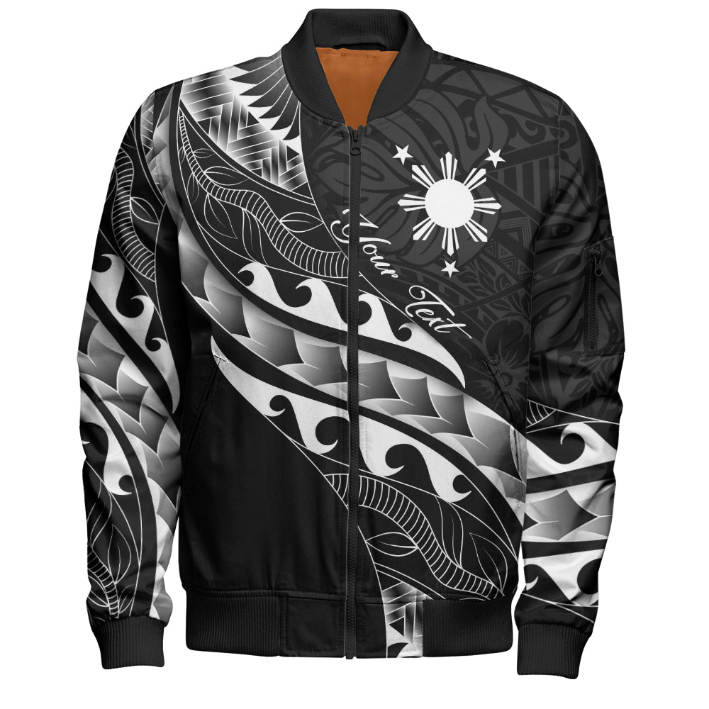 Philippines Filipinos Bomber Jacket Custom Island Tribal Tattoos