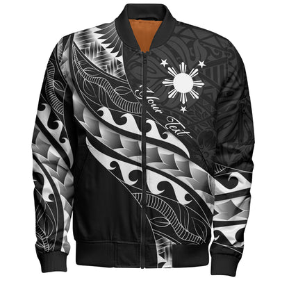 Philippines Filipinos Bomber Jacket Custom Island Tribal Tattoos
