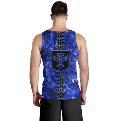 Hawaii Tank Top Woodland Kanaka Camo Style