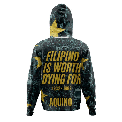 Philippines Filipinos Hoodie Ninoy Aquino Philippine History Tribute Style
