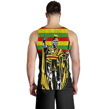 Hawaii Tank Top King Kamehameha Flag Kanaka Maoli Tribal Tattoo