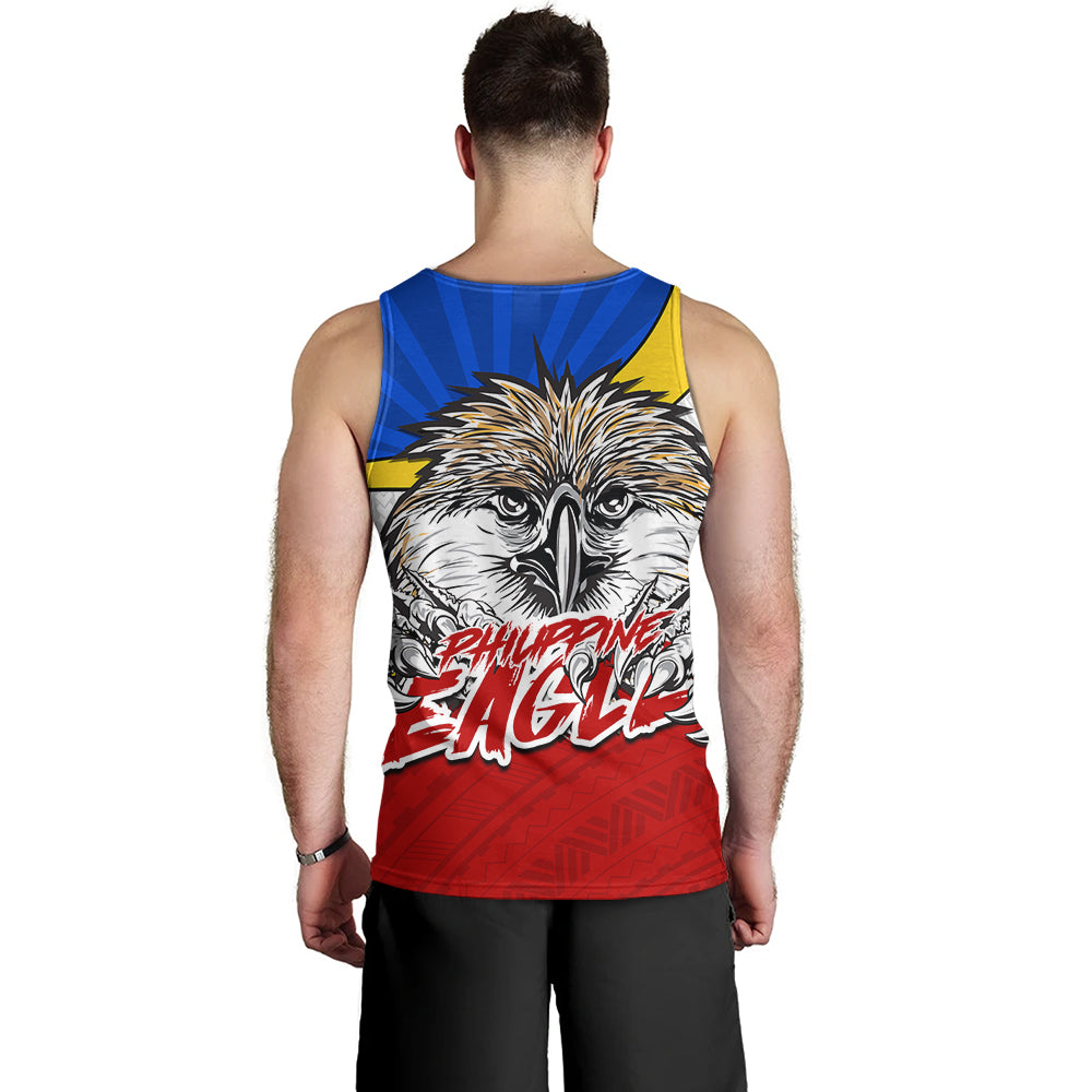 Philippines Filipinos Tank Top Tribal Tattoo Flag Eagle Animal