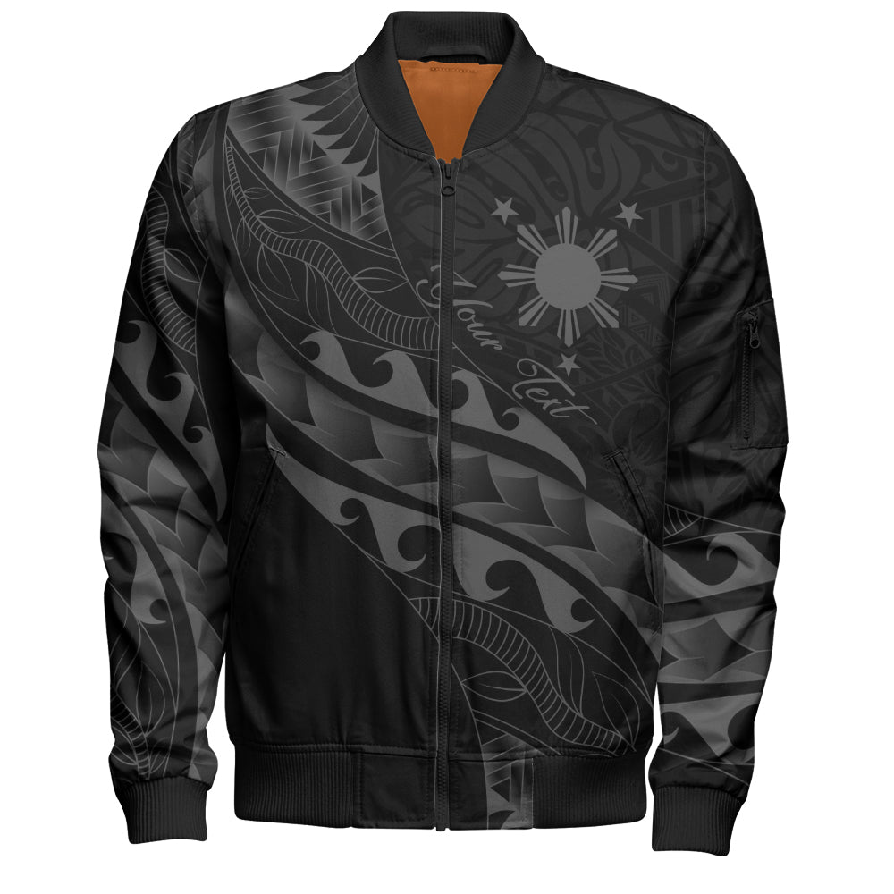 Philippines Filipinos Bomber Jacket Custom Island Tribal Tattoos