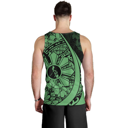 Philippines Filipinos Tank Top Custom National Sampaguita Flower Symbols Style
