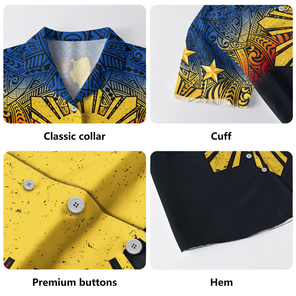Philippines Filipinos Hawaiian Shirt Philippine Pride Three Stars and A Sun