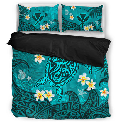 Hawaii Bedding Set Hawaiian Sea Turtle & Floral Dreams
