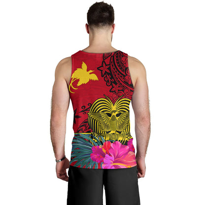 Papua New Guinea Tank Top Flag Tribal Tropical Style