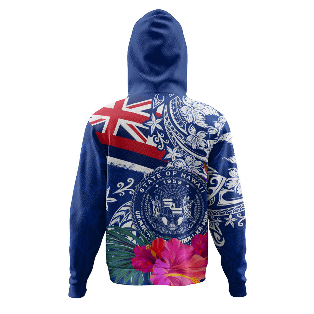 Hawaii Hoodie Flag Tribal Tropical Style